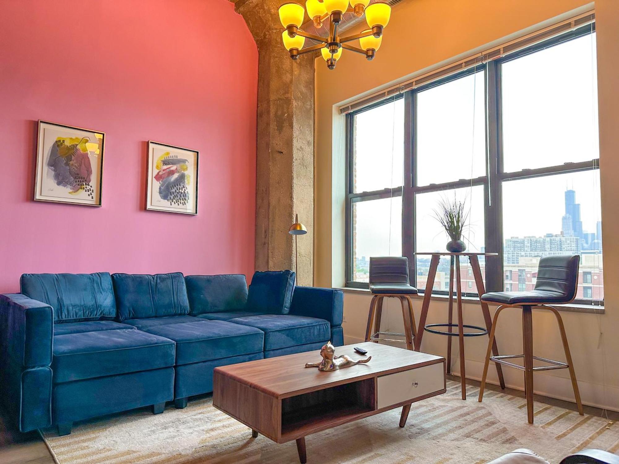 Modern 2Br Loft With Amazing City Skyline View And Optional Parking For 8 Guests Near Mccormick Place And Soldier Field Чикаго Экстерьер фото